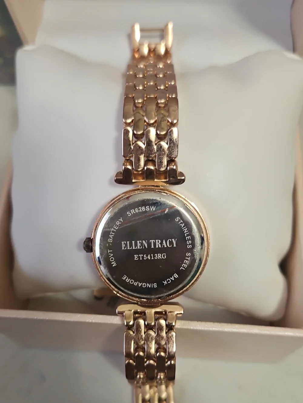 Watch Rose Gold With White Sapphires Round Fancy Formal Wear Costume Jewery 8
